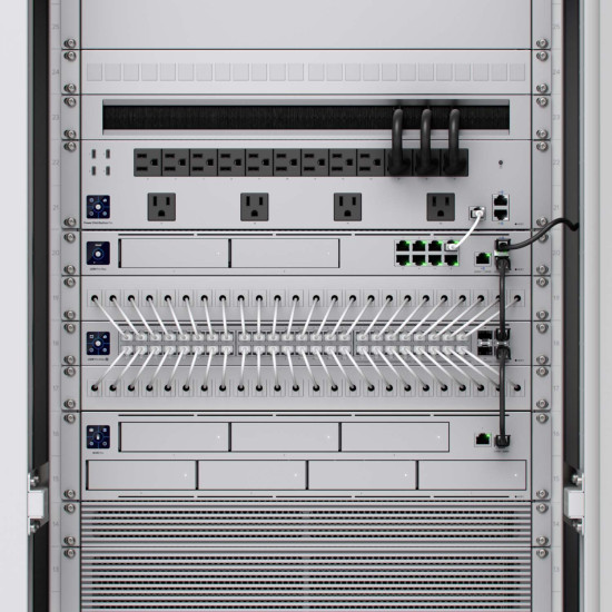 Inserție oarbă Keystone Pass-Through UniFi Ubiquiti, Pachet 12 buc., UACC-Keystone-Blank-Insert-TH